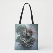 fusão homem e natureza tote bag (Voorkant)