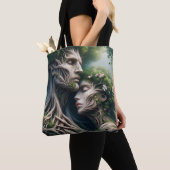 fusão homem e natureza tote bag (Dichtbij)