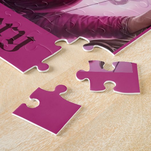 Fuschia Archeress Legpuzzel (Zijkant)