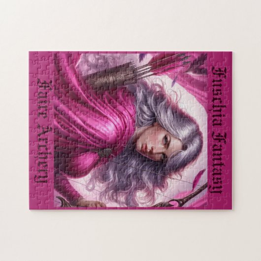 Fuschia Archeress Legpuzzel (Horizontaal)