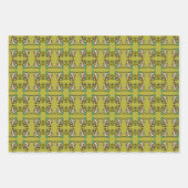 FUSCHIA DOODLE PARTY INPAKPAPIER (Voorkant 2)