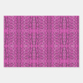 FUSCHIA DOODLE PARTY INPAKPAPIER VEL (Voorkant)