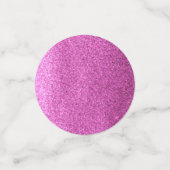 Fuschia Faux Glitter Confetti (Kleine voorkant)