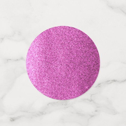 Fuschia Faux Glitter Confetti (Kleine voorkant)