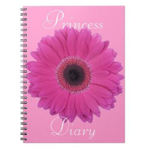Fuschia Flower Princess Diary-laptop Notitieboek