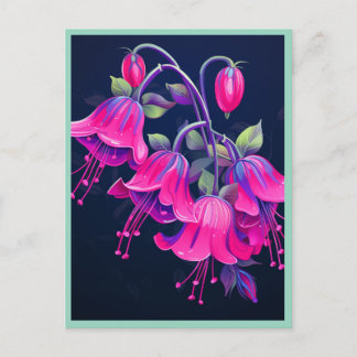 FUSCHIA FLOWERS #1 BRIEFKAART