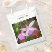 Fuschia Flowers Bedankzakje (Geknipt)