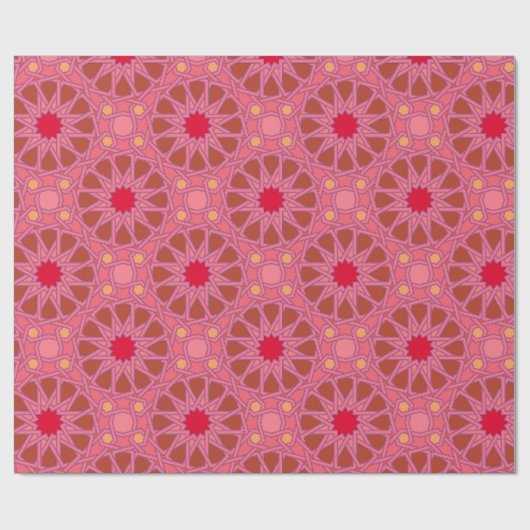 Fuschia Granada Cadeaupapier (Vlak)