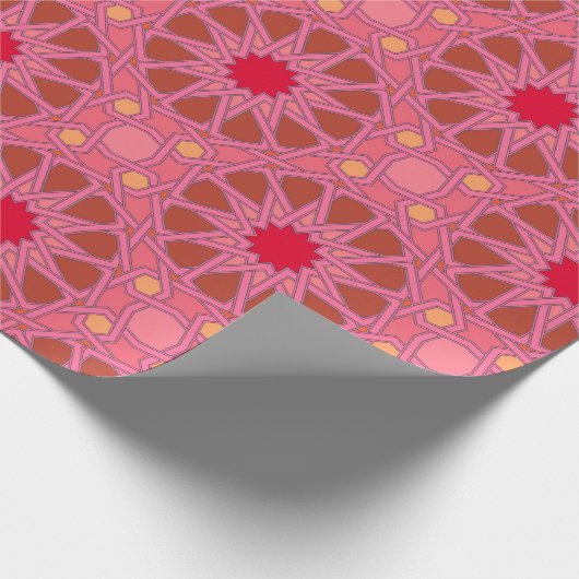 Fuschia Granada Cadeaupapier (Hoek)