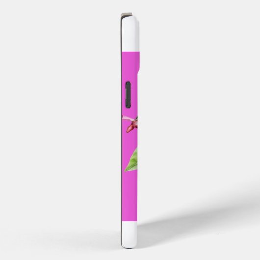 Fuschia iPhone 15 hoesje (Achterkant / Rechts)