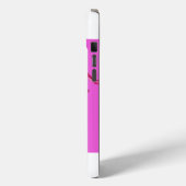Fuschia iPhone 15 hoesje (Achterkant / Links)