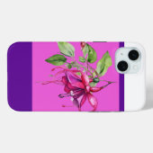 Fuschia Paarse iPhone 15 Plus Hoesje (Achterkant (horizontaal))
