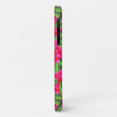 Fuschia Roze Camellias en Groene Bladeren Case-Mate iPhone Case (Achterkant/links)