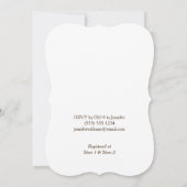 Fuschia Roze en Gele Vlinder Meisje Baby shower Kaart (Achterkant)