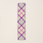 Fuschia Scottish Tartan Pattern Sjaal<br><div class="desc">Lichte fuschia schouderdoek.</div>