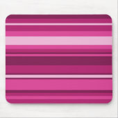 Fuschia strepen muismat (Voorkant)