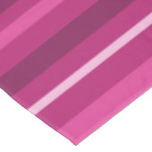 Fuschia strepen tafelkleed (Gekanteld)