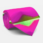 fuschia stropdas (Opgerold)