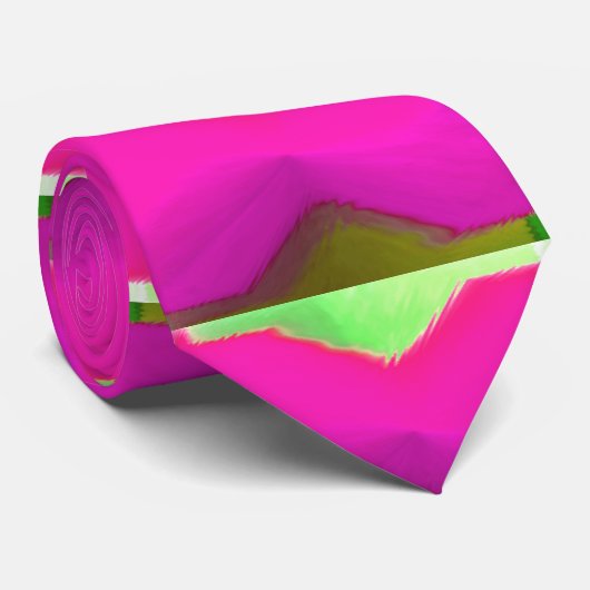 fuschia stropdas (Opgerold)