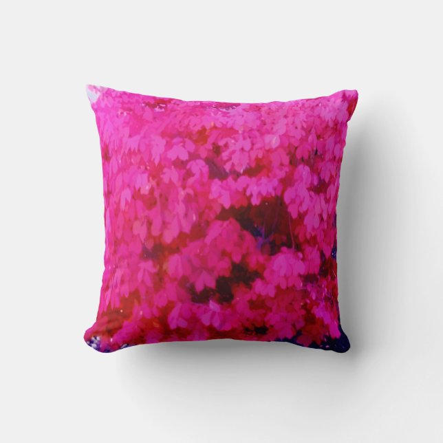 Fuschia Struik Pillow Kussen (Voorkant)