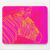 Fuschia Zebra Muismat (Voorkant)