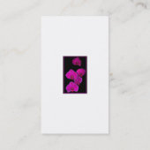 Fuscia Orchids Visitekaartje (Achterkant)