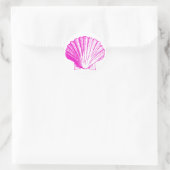 Fuscia Zee Shell Sticker (Tas)