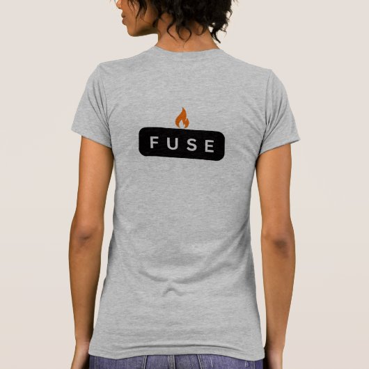 FUSE T-SHIRT VOOR DAMES (Achterkant)