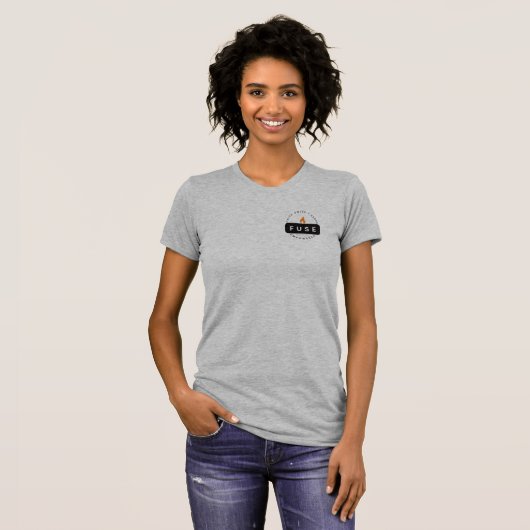 FUSE T-SHIRT VOOR DAMES (Voorkant volledig)