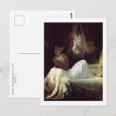 Fuseli, The Nightmare, c1790 Briefkaart (Voorkant / Achterkant)