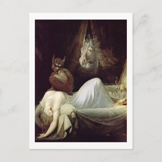 Fuseli, The Nightmare, c1790 Briefkaart (Voorkant)