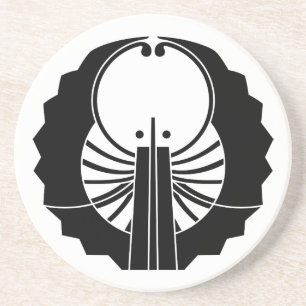 Fusen-stijl ventilatoren zandsteen onderzetter