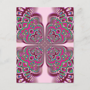 Fusha Roze ventilator Briefkaart