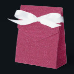 Fushia / Hot Pink Faux Glitter Bedankdoosjes<br><div class="desc">Liefde glitter? Je kunt in onze winkel alle inzendingen vinden die je in stijl kunt geven. Glitter,  sequins en glanzend licht. We hebben alles!</div>