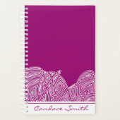 Fushia Waves Planner (Voorkant)