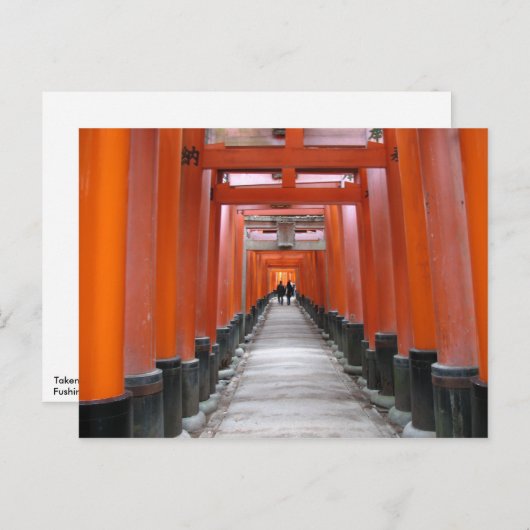 Fushimi Inari Briefkaart (Voorkant / Achterkant)
