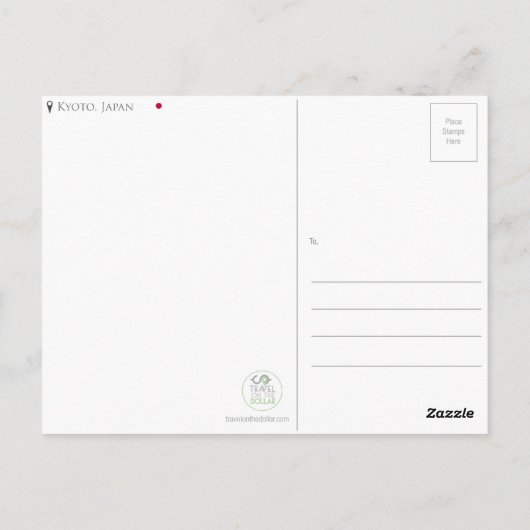 Fushimi Inari, Kyoto, Japan Briefkaart (Achterkant)