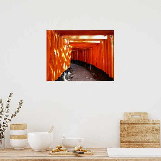 Fushimi Inari Kyoto-Poster Poster (Keuken)