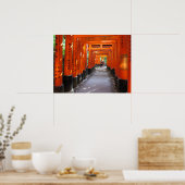 Fushimi Inari Kyoto-Poster Poster (Keuken)