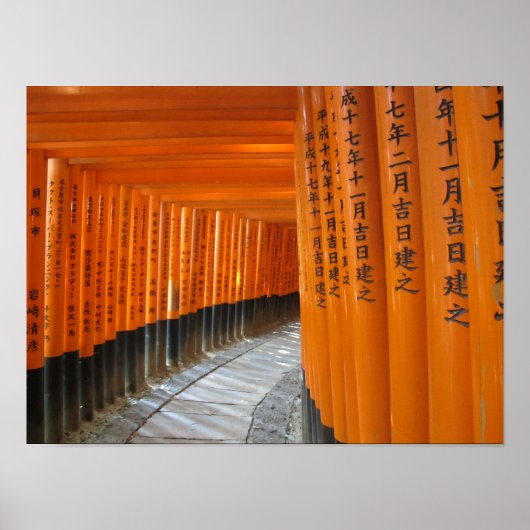 Fushimi Inari Poster (Voorkant)