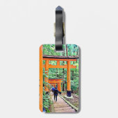 Fushimi Inari Shrine Double Sided Bagagelabel (Achterkant verticaal)