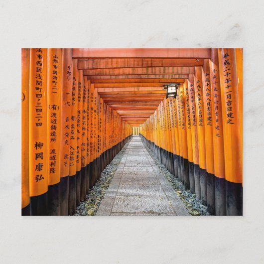 Fushimi Inari Shrine, Kyoto Japan Briefkaart (Voorkant)