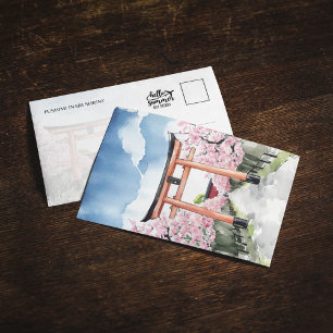 Fushimi Inari Shrine Kyoto Japan Briefkaart