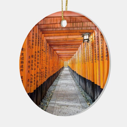 Fushimi Inari Shrine, Kyoto Japan Keramisch Ornament (Links)