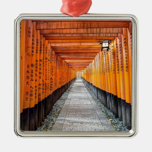 Fushimi Inari Shrine, Kyoto Japan Metalen Ornament (Voorkant)