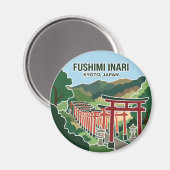 Fushimi Inari Taisha Japan Magneet (Voorkant / Achterkant)