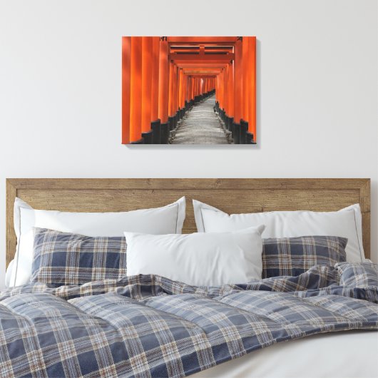 #FushimiInariTaishaShrine #Kyoto #Japan #canvas #p Canvas Afdruk (Insitu (Slaapkamer))