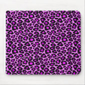 fushsia leopard print muispad muismat (Voorkant)