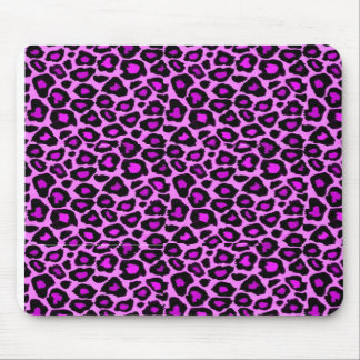 fushsia leopard print muispad muismat