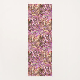 Fushsia moderne kunst yoga mat